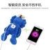 Sáng tạo KAWS Sesame Street Sạc Po Cartoon Plush Doll Mobile Power Keychain Keychain Mặt dây chuyền Quà tặng - Ngân hàng điện thoại di động Ngân hàng điện thoại di động