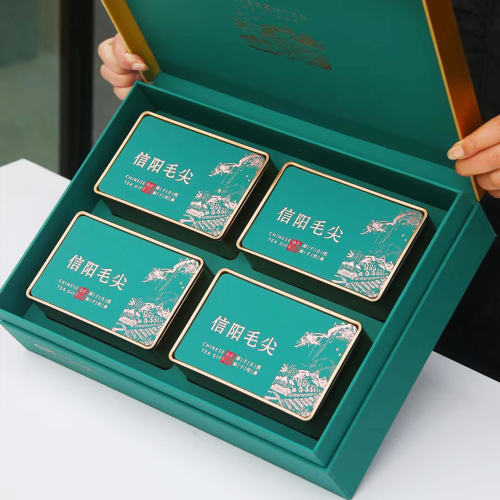 农霖信阳毛尖2026新茶雨前特级嫩芽茶叶绿茶礼盒装浓香型春茶500g - 图0