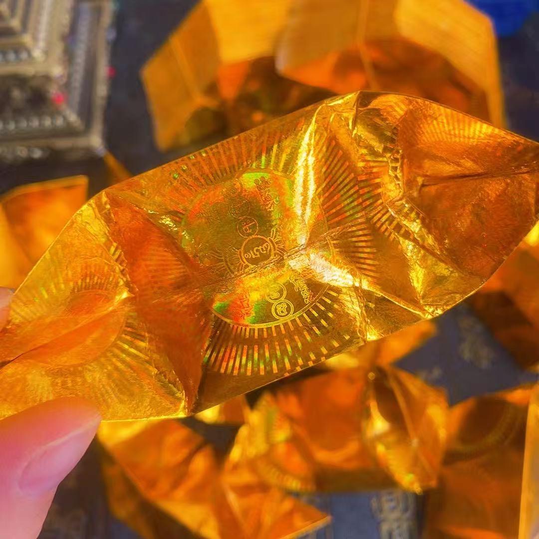 (老师推荐)(100个)六道金刚 咒元宝(9.5*4厘米) - 图0