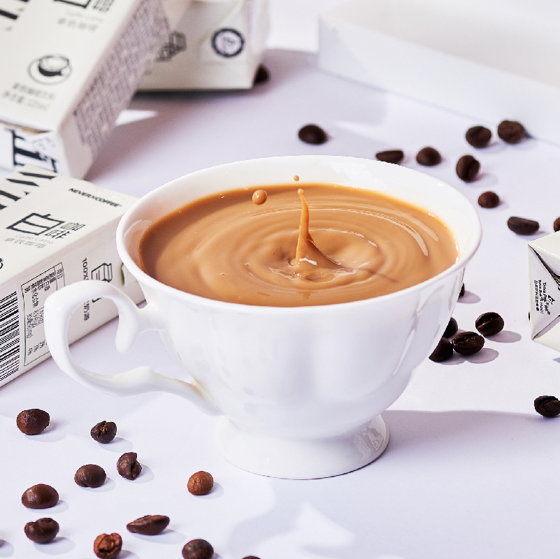 Never Coffee即飲咖啡飲料多口味生椰絲滑拿鐵美式黑咖啡125ml*12_nevercoffee旗艦店_咖啡/麥片/沖飲