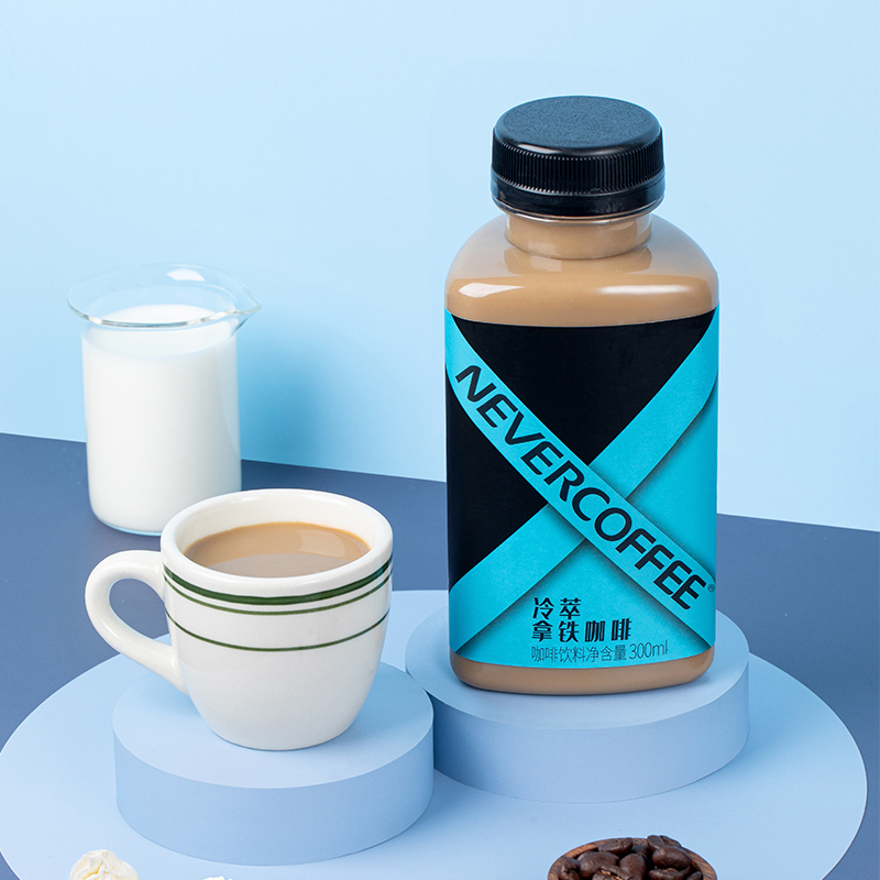 Never Coffee即饮咖啡瓶装多口味冷萃冰博客生椰拿铁黑咖啡12瓶装