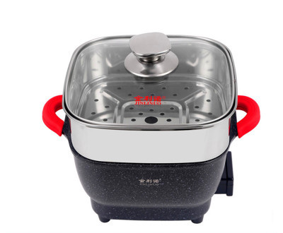 不锈钢蒸笼屉蒸架蒸屉蒸笼蒸格蒸片蒸盘方形连体锅电热锅电火锅 - 图2