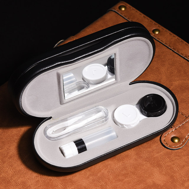 Xiya contact lens box two-in-one double-layer glasses box