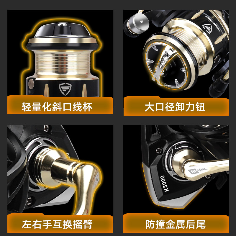 哈斯达黄金甲路滑竿大导环滑漂专用竿路亚纺车轮远投路亚竿套装,淘宝优惠券,粉丝福利购,淘宝优惠卷