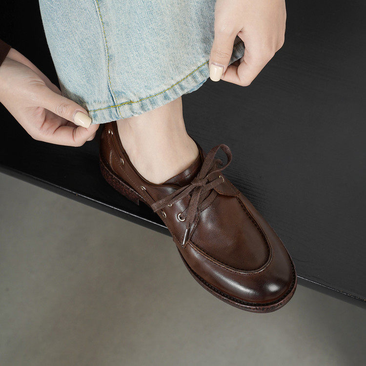 真皮打蜡牛皮里外全皮乐福鞋平底休闲单鞋舒适百搭轻奢纯皮鞋单鞋,淘宝优惠券,粉丝福利购,淘宝优惠卷