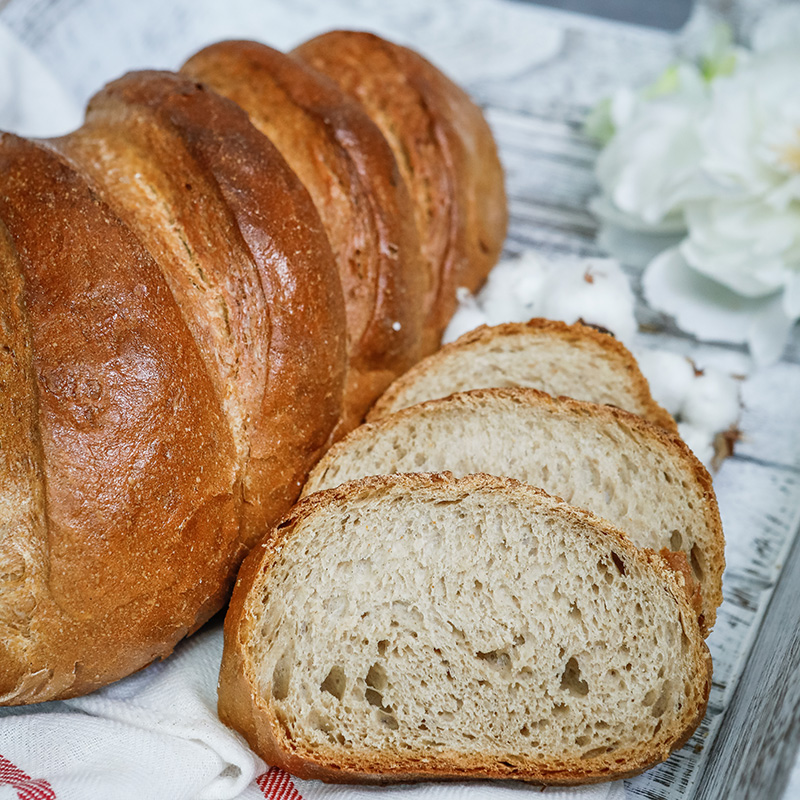 德南面包房混合小麦面包（Wheat Mix Bread）--可切片大面包 - 图0