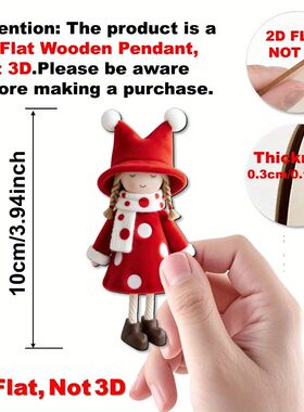 16Pcs Classic Red and White Design High-quality Christmas Do