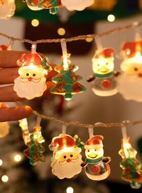 Christmas Tree LED String Light 1.5M 10LED Xmas Hanging Lamp