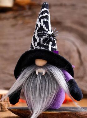 Cute Spider Gnomes Plush Doll Vampire Gnomes for Halloween D