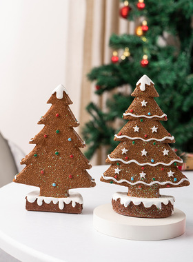 Christmas Decoration Gingerbread Christmas Tree Biscuit Tabl