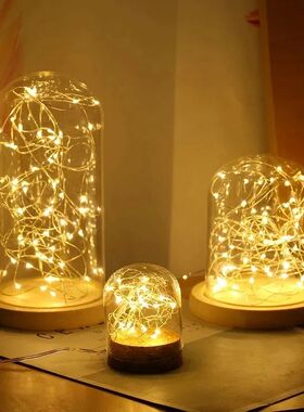 1/5/10pcs Fairy Lights String Button Battery Light Home Deco