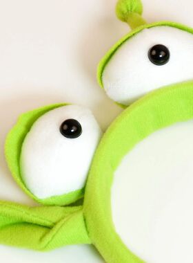 Three-Eyed Alien Headband Halloween Monster Plush Cute Headw
