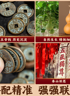 大五帝钱葫芦挂件门对门入户大门