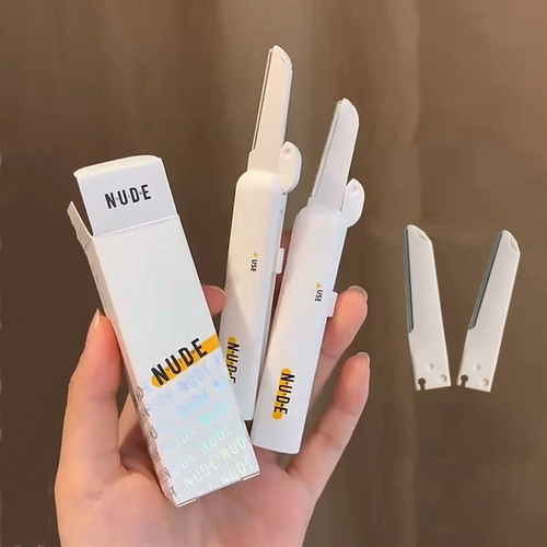 伸缩修眉刀女士专用安全型防刮伤刀片懒人便携式自然修颜剃刮眉刀 - 图1