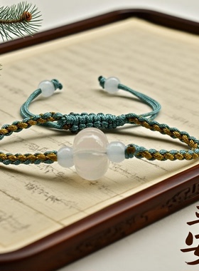 纯手工编织平安扣手绳