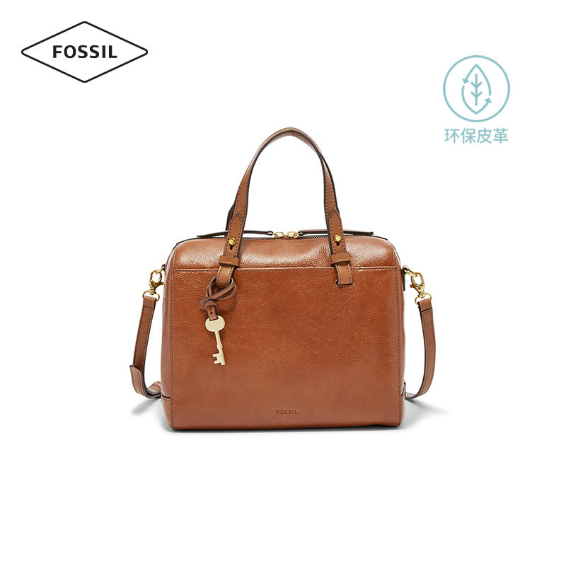 【新年礼物】fossil化石单肩波士顿包 FOSSIL海外女士包袋