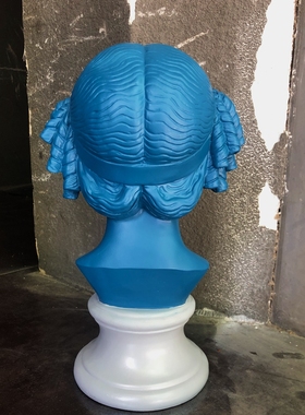 大牌原单波普风美女头像树脂摆饰