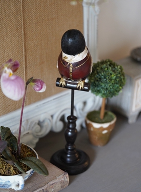 外贸美式乡村风格树脂小鸟布景