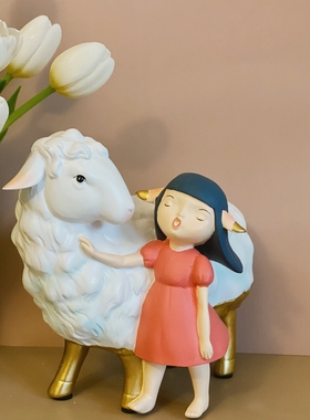 包邮礼盒装生肖男孩女孩动物摆饰