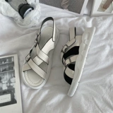 Летние сандалии, обувь, сексуальная подходит с юбкой на липучке, 2022, в корейском стиле, популярно в интернете