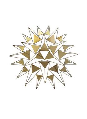 不锈钢金色组合太阳圆形挂件抽象软装客厅卧室样板房壁挂艺术品