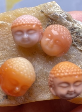 缅黄缅彩精品，宝宝佛头，配饰尺寸颜色购物可先联系客户进行挑选