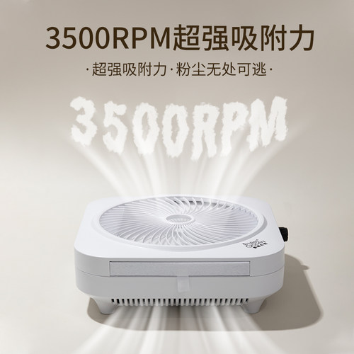 美甲吸尘器静音涡轮无刷大吸力不跑灰过滤网卸甲粉尘机店专用工具 - 图0