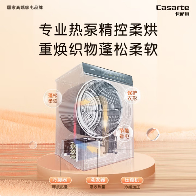 Casarte Languang L5/W510kg washing and drying set