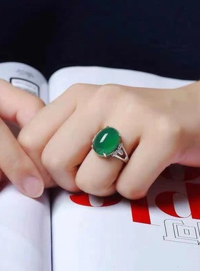 新款鸽血红宝石戒指欧美复