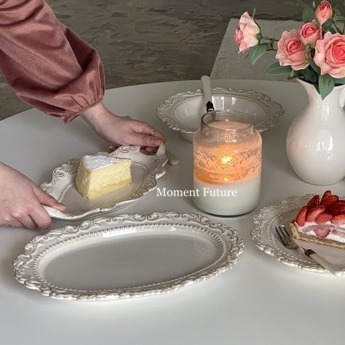 French retro tableware soup plate MomentFuture