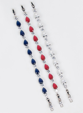 手饰饰品锆石小众水滴欧美女手链