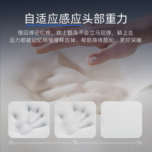 （对枕减30）梦洁深睡枕头记忆棉枕芯护颈椎助睡眠学生成人礼盒装 - 图1