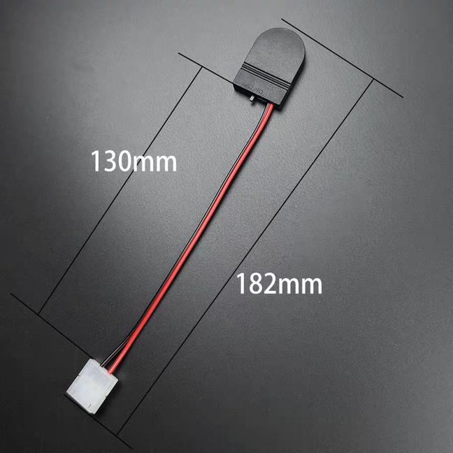 LED灯珠3V纽扣电池开关USB内置3v电阻电路防水USB免焊插座领航灯 - 图2