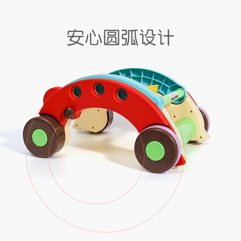 日本people碧宝宝婴儿防1学步车 people碧宝手推学步玩具