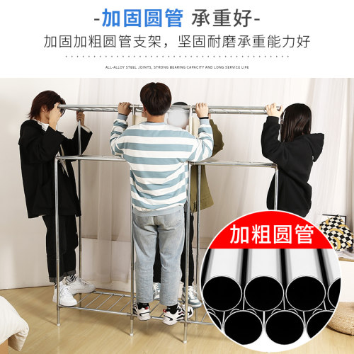 衣服柜子储衣柜宿舍衣柜收纳家用卧室出租屋简易布衣柜钢结构加厚 - 图0