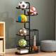 Wide base basketball storage rack ball indoor storage