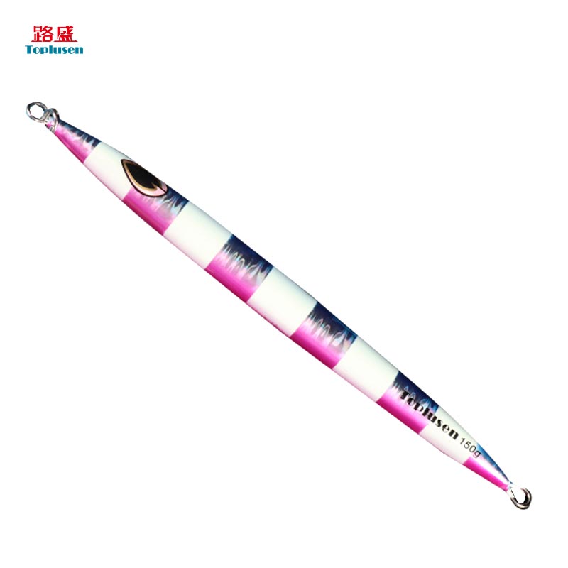 路盛黄鲣速沉铁板路亚饵夜光双钩150g-250南油深海船钓金枪石斑鱼 - 图3