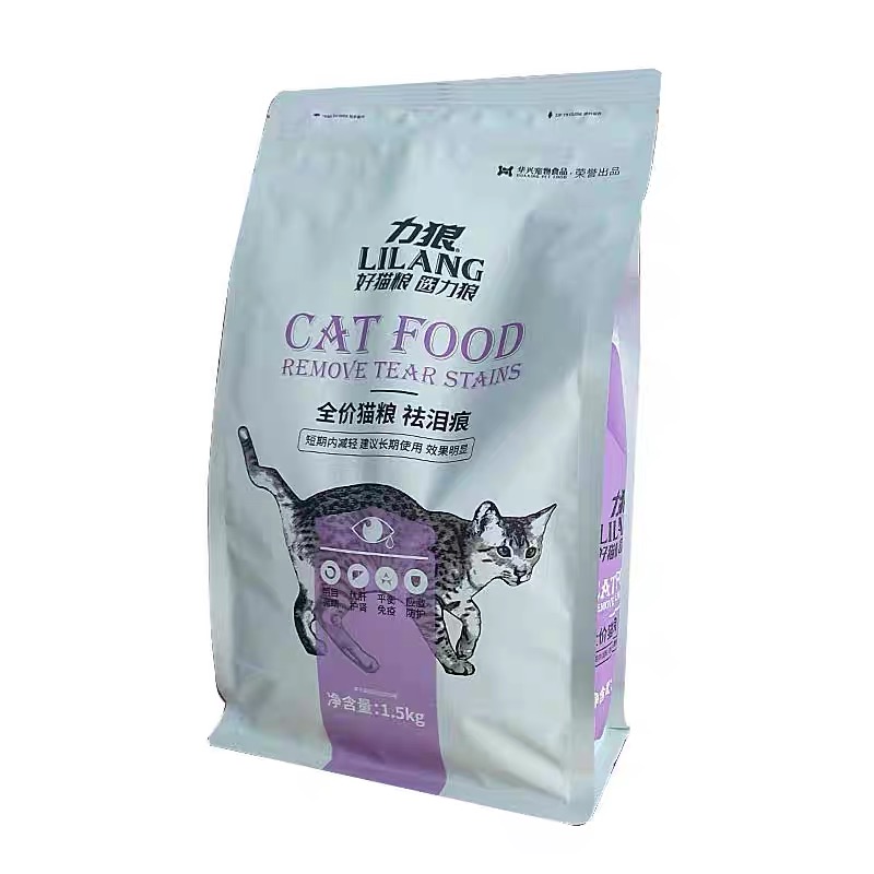 力狼全价猫粮祛泪痕1.5kg3斤英短美短尼罗猫鳕鱼配方-图0