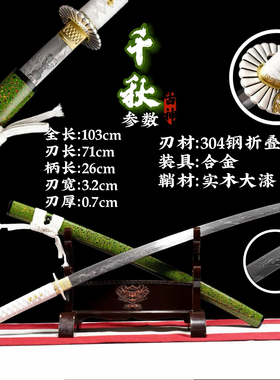 龙泉市绣春刀雁翎刀镇宅宝剑唐横刀剑一体长款防身冷兵器未开刃