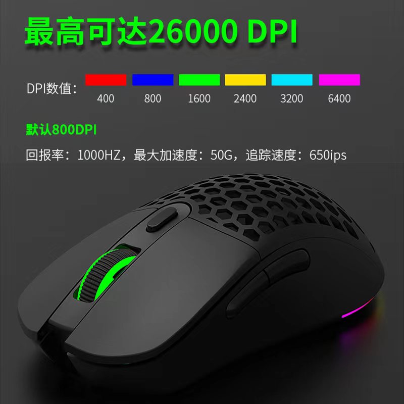 鑫顺天G820Pro鼠标客制化DIY可拆卸热插拔paw3395宏编程游戏csgo - 图1