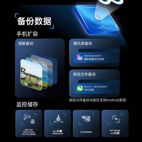 Hikvision 4-disk nas home network cloud storage R1