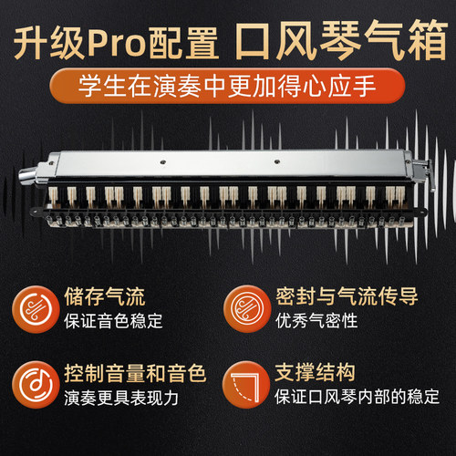 JDR嘉德瑞口风琴37键pro初中生小学用儿童专业初学者成人吹管乐器 - 图1