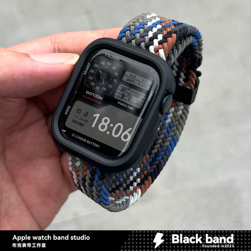 适用于s10苹果手表ultra3编织s11伞扣s7表带s8/s9壳iwatch/se2 - 图2