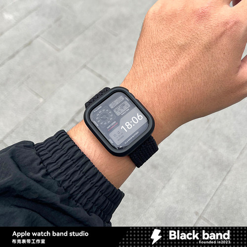 适用于s10苹果手表ultra3编织s11伞扣s7表带s8/s9壳iwatch/se2 - 图3