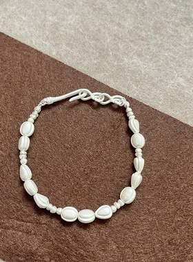 爱记臻系列纯银手工圆珠手链