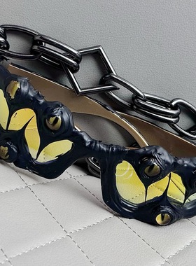 CGYYDS未来朋克科技前卫先锋墨镜男女街头纯手工滴胶【恶魔之眼】