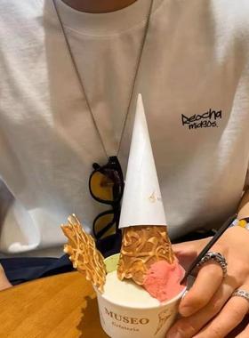 billy同款 黑八太极骰子珍珠彩色手链 INS复古CleanFit风格潮流配