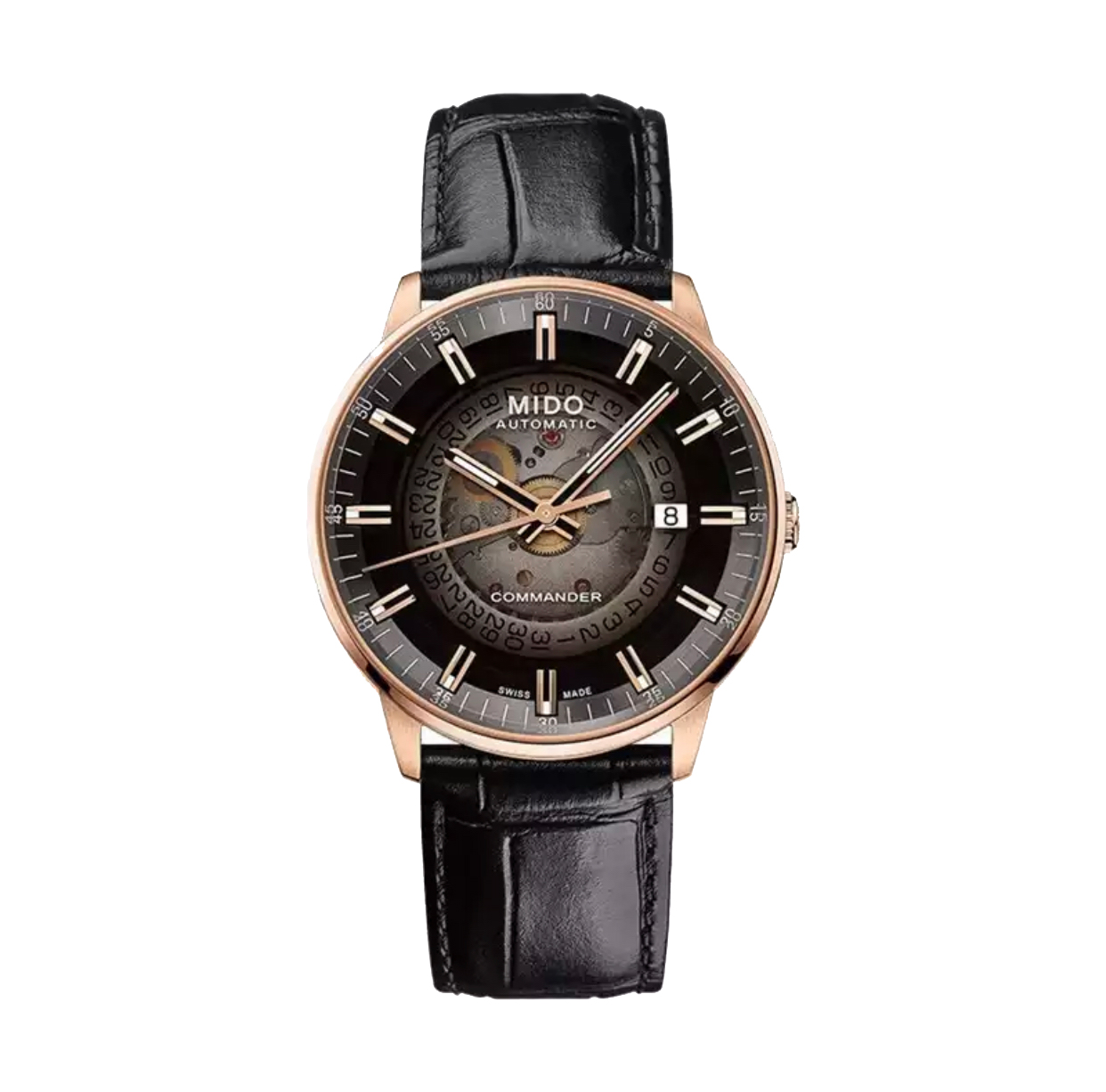 MIDO美度瑞士手表男指挥官渐变半透款机械男表M021.407.36.411.00 - 图3