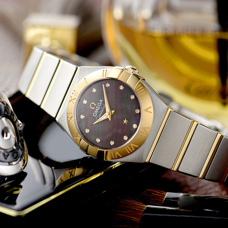 欧米茄星座系列典雅间金钢带女表 方耀天成海外瑞士腕表