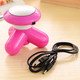 Water Wave Mini Triangular Massager Head Home ການສັ່ນສະເທືອນດ້ວຍໄຟຟ້າ USB ເຄື່ອງນວດຮ່າງກາຍຫຼາຍຫນ້າທີ່